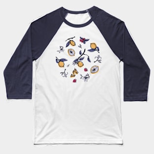 Lemon and raspberry mix Baseball T-Shirt